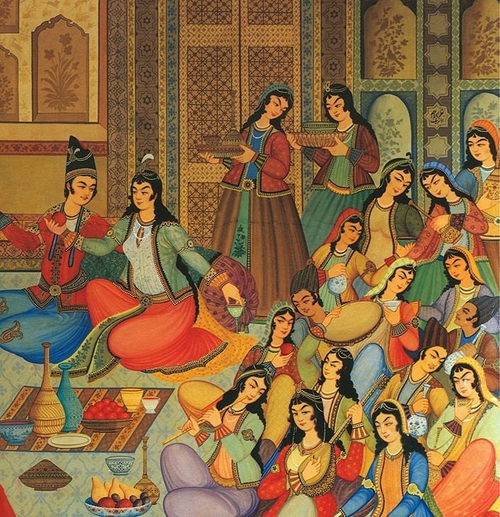 Authentisch persisches Fest bei Nabatian